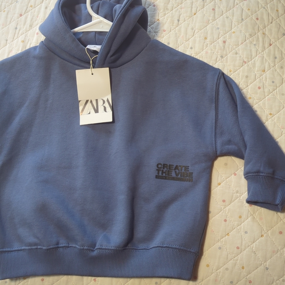 Zara "Create The Vibe" Hoodie NWT